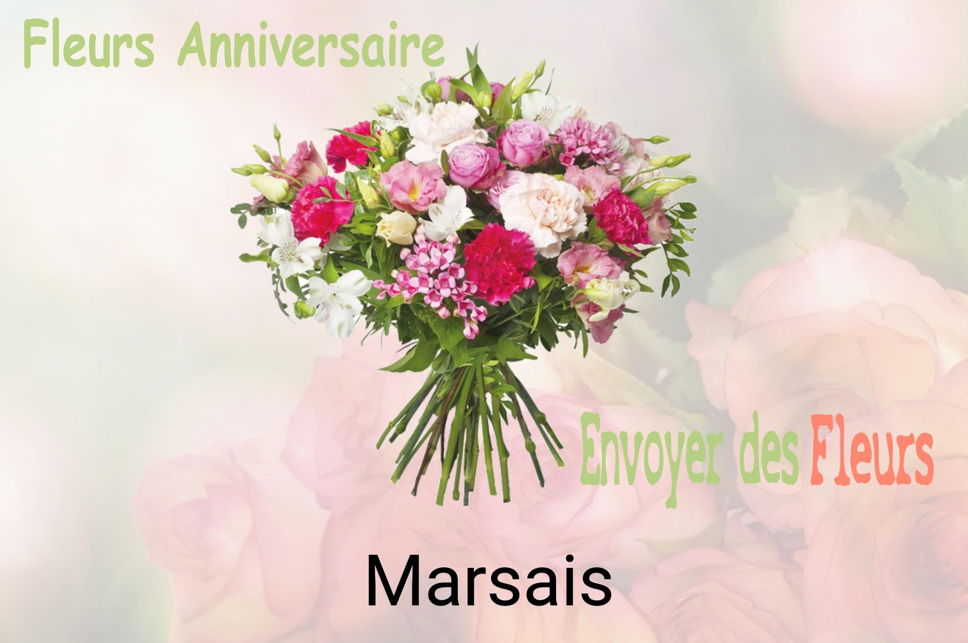 Bouquet de fleurs d’anniversaire livré à Marsais
